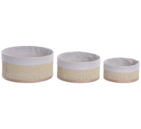 CESTA SET 3 BAMBU 27X27X16 NATURAL