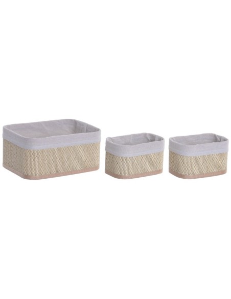 CESTA SET 3 BAMBU 26X19X12 NATURAL