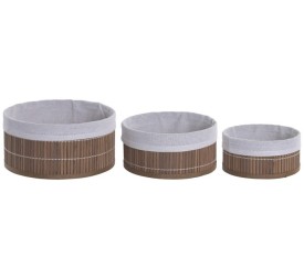 CESTA SET 3 BAMBU 36X26X16 NATURAL