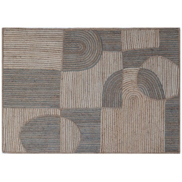 ALFOMBRA YUTE 140X200X1 3000 GSM ABSTRACTO