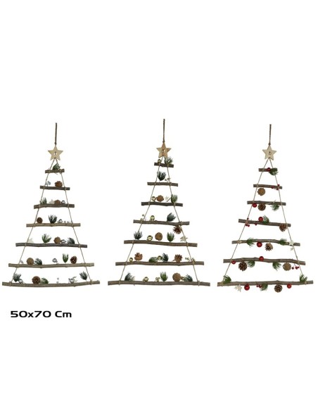 ARBOL NAVIDAD NATURAL 3STD 50X70CM LYNOE