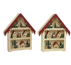 CASA DECORACION C/11 LED  2 STD 38X7.6X45CM LUNIU