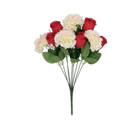 RAMO CLAVEL-CAPULLOS X 9-44 CM (ROJO)