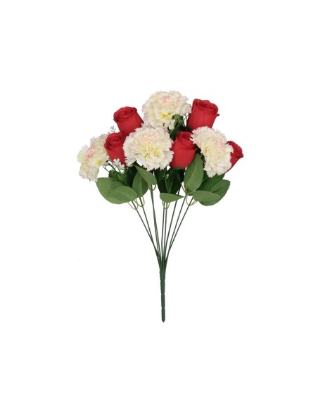 RAMO CLAVEL-CAPULLOS X 9-44 CM (ROJO)