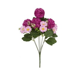 RAMO POM-POM X 7 - 43 CM (VIO)