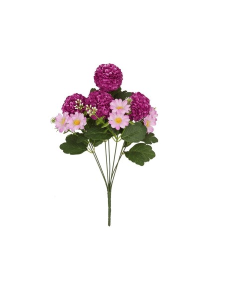 RAMO POM-POM X 7 - 43 CM (VIO)