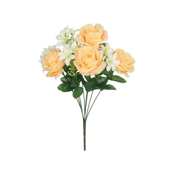 RAMO ROSAS BIG-LILIES X 8-46 CM (TE)