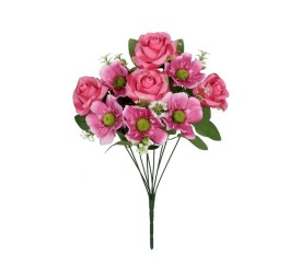 RAMO ROSAS-COSMOS X 9 -46 CM (FUCSIA)