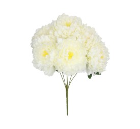 RAMO PEONIAS GIG X 6 -53 CM (BLANCO)