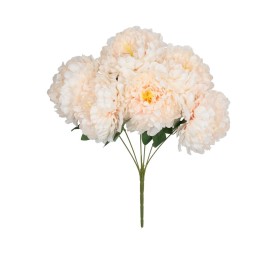 RAMO PEONIAS GIG X 6 -53 CM (CREMA)