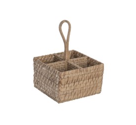 CUBERTERO BAMBU RATAN 19X19X27 NATURAL