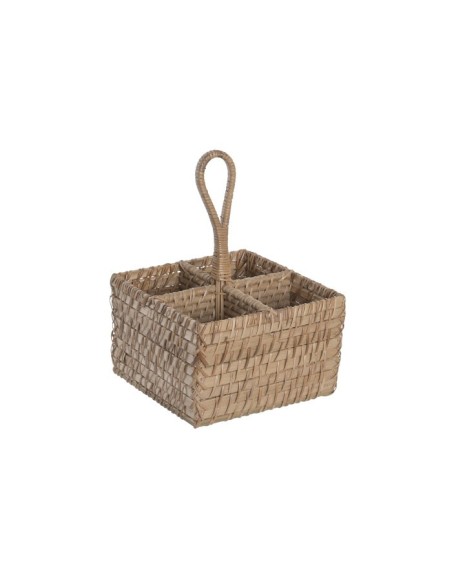 CUBERTERO BAMBU RATAN 19X19X27 NATURAL
