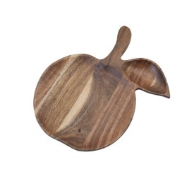 PLATO ACACIA 26,5X23X1,5 MANZANA NATURAL