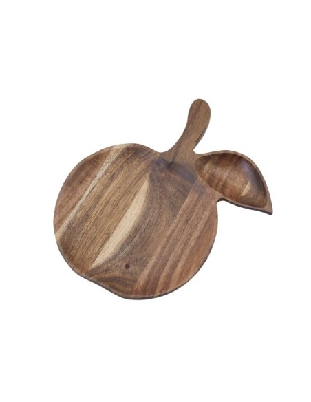 PLATO ACACIA 26,5X23X1,5 MANZANA NATURAL