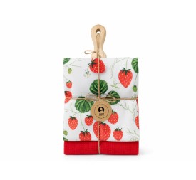 PAÑO SET 3 ALGODON MADERA DE PINO 40X70 FRESAS