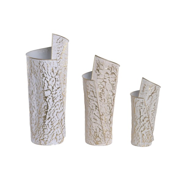 JARRON SET 3 METAL 23X22X55
