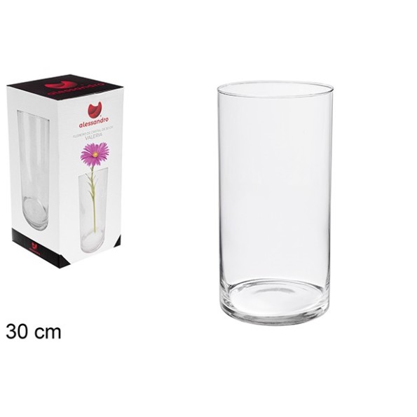 FLORERO CRISTAL VALERIA 30CM