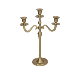 CANDELABRO 3 BRAZOS 26X11X37,5CM ORO