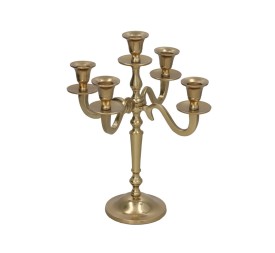 CANDELABRO 5 BRAZOS 26X26X31CM ORO