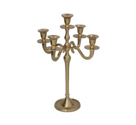 CANDELABRO 5 BRAZOS 26X26X38CM ORO