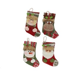 CALCETIN XMAS 4 STD. 24,5X16CM PIUN