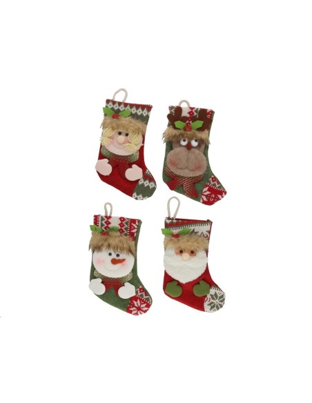 CALCETIN XMAS 4 STD. 24,5X16CM PIUN