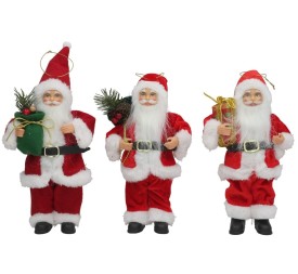 PAPA NOEL 20CM 3STD MORH
