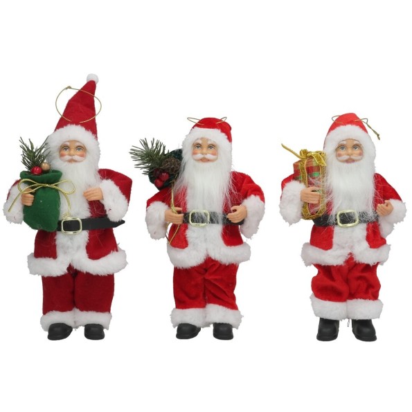 PAPA NOEL 20CM 3STD MORH