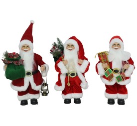 PAPA NOEL 30CM 3STD MORH