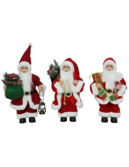 PAPA NOEL 30CM 3STD MORH