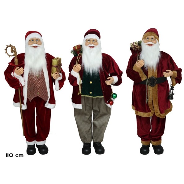PAPA NOEL 110CM 3STD TIBR