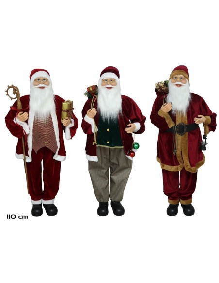 PAPA NOEL 110CM 3STD TIBR