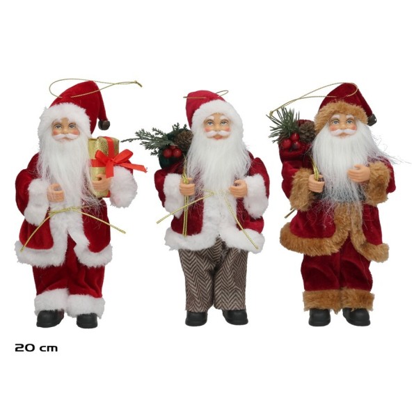 PAPA NOEL 20CM 3STD TIBR