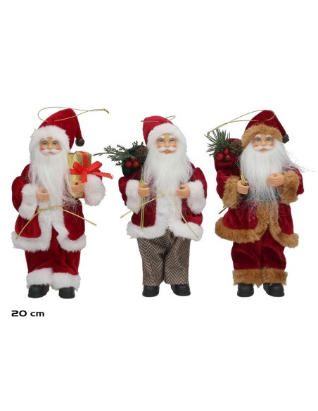 PAPA NOEL 20CM 3STD TIBR