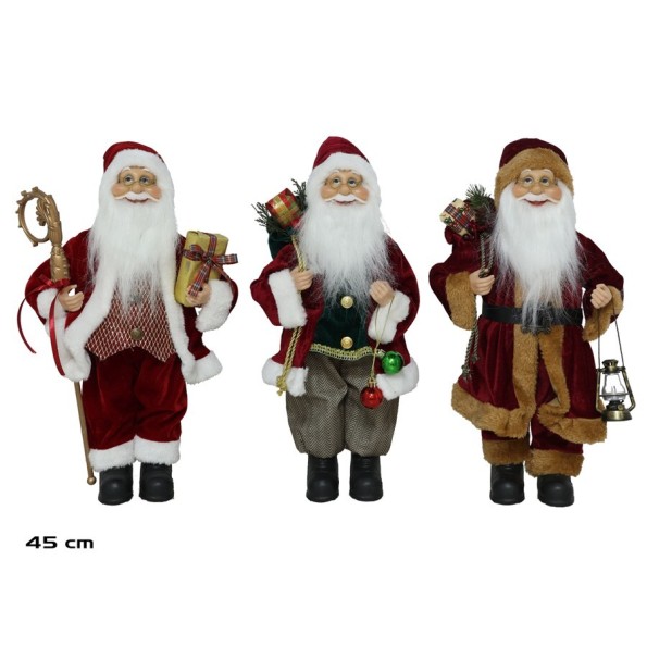 PAPA NOEL 45CM 3STD TIBR
