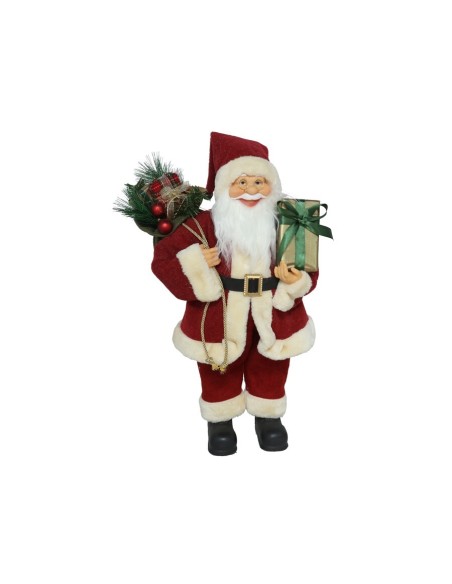 PAPA NOEL CON LUZ Y MUSICA 60CM