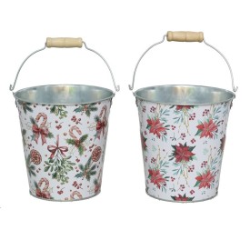 MACETERO METAL 2 STD. 14XH14CM  FLORENS