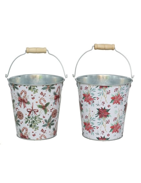 MACETERO METAL 2 STD. 14XH14CM  FLORENS