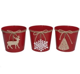 MACETERO NAVIDAD 17CM 3 SURT.