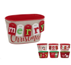 JARDINERA NAVIDAD 20CM 6 SURT
