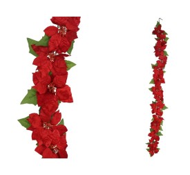 GUIRNALDA POINSETIA ROJA RUBY 180CM