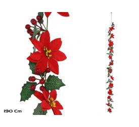 GUIRNALDA POINSETTIA BAYA 3 STD 162CM  LIBERT