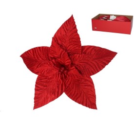 POISENTIA CON CLIP 40X8CM ROJO