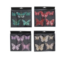 MARIPOSA X5 CON CLIP 4 STD 7X7.5CM BRILLEH