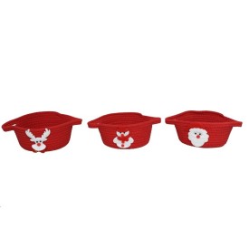CESTA 3 STD 26X19X8CM ROJA ANKA