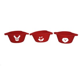 CESTA 3 STD 28X22X11CM ROJA ANKA