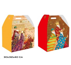 CAJA REGALO C/ASA  3 STD. 32X30X40CM MAGIX