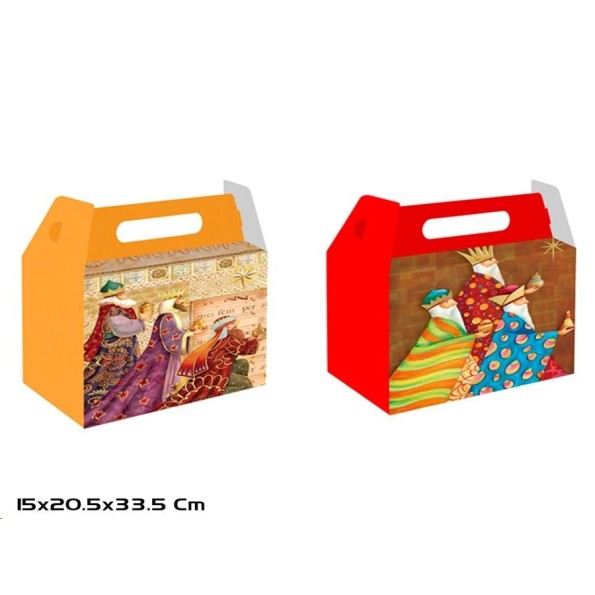 CAJA REGALO C/ASA 3 STD. 33,5X20,5X15CM MAGIX