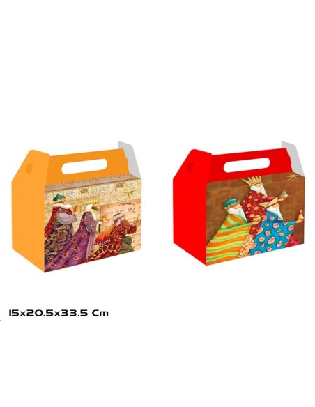 CAJA REGALO C/ASA 3 STD. 33,5X20,5X15CM MAGIX