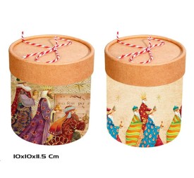 CAJA REGALO CILINDRO 3 STD. 10X10X11,2CM MAGIX